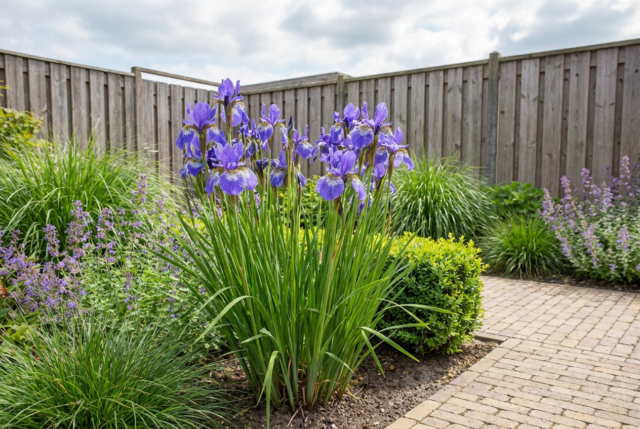 Siberische lis (Iris sibirica 'Blue King') - Tuinplanten