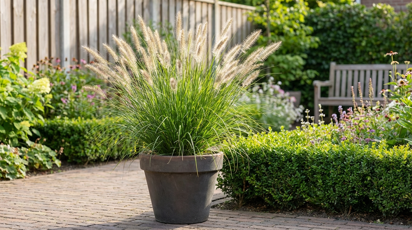 Herbe à lamproie (Pennisetum alopecuroides)