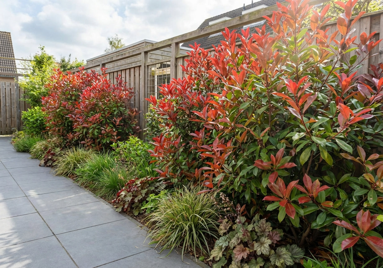 Glansmispel (Photinia fraseri ‘Carré Rouge’) - Heesters