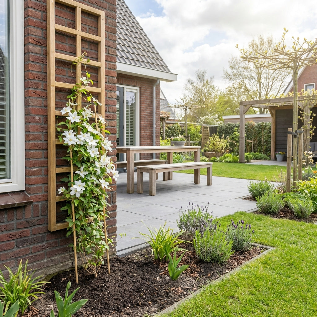 Groenblijvende Klimplant Clematis Joe (Bosrank) - Klimplanten