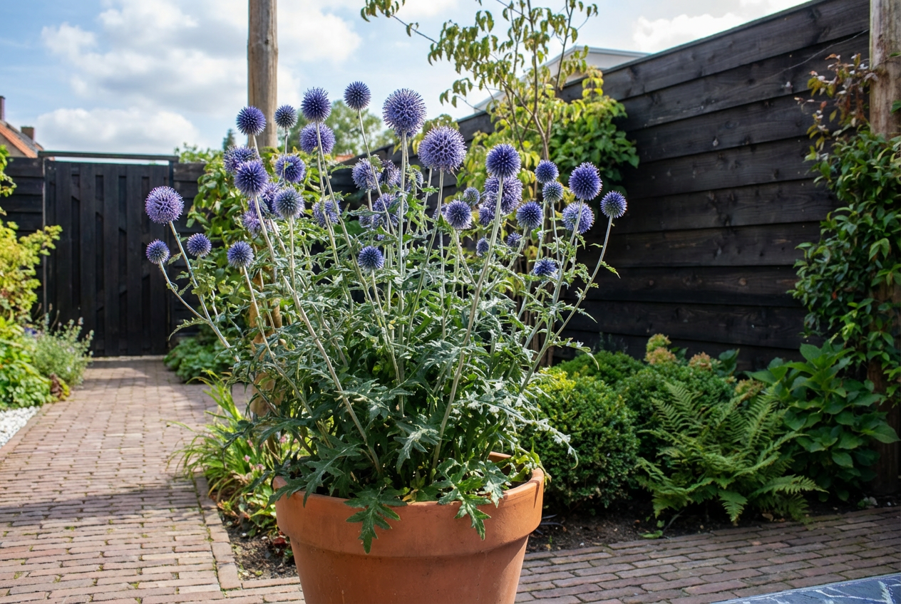 Kogeldistel (Echinops ritro 'Veitch's Blue') - Tuinplanten