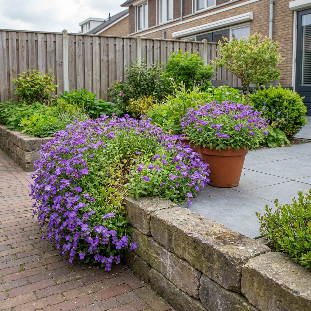 Randjesbloem (Aubrieta 'Cascade Purple') - Tuinplanten