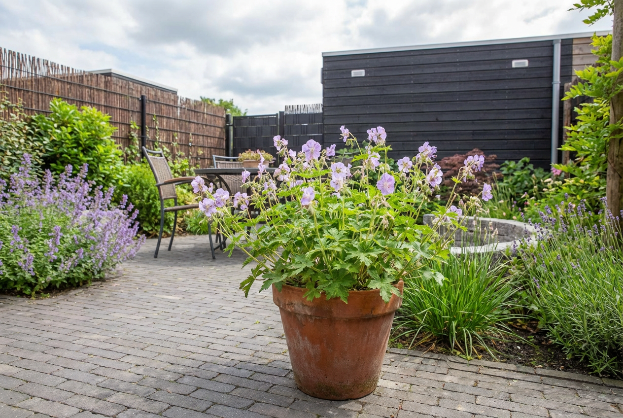 Géranium sanguin (Geranium phaeum var. Lividum)