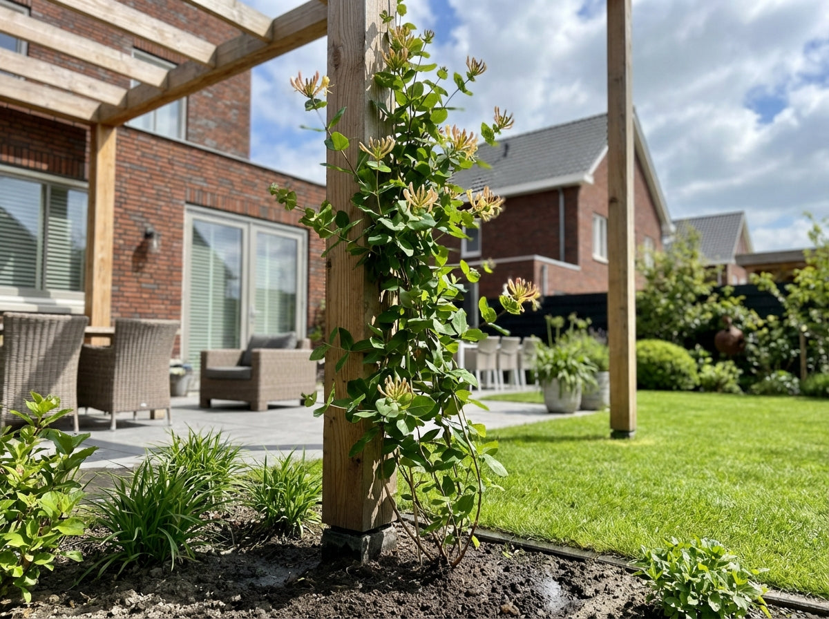 Klimplant Lonicera caprifolium (kamperfoelie) - Klimplanten