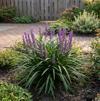 Leliegras (Liriope muscari 'Moneymaker') - Tuinplanten