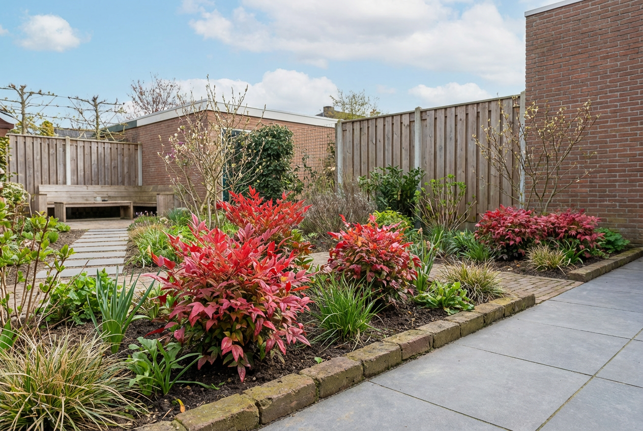 Bambou céleste (Nandina domestica Blush Pink)