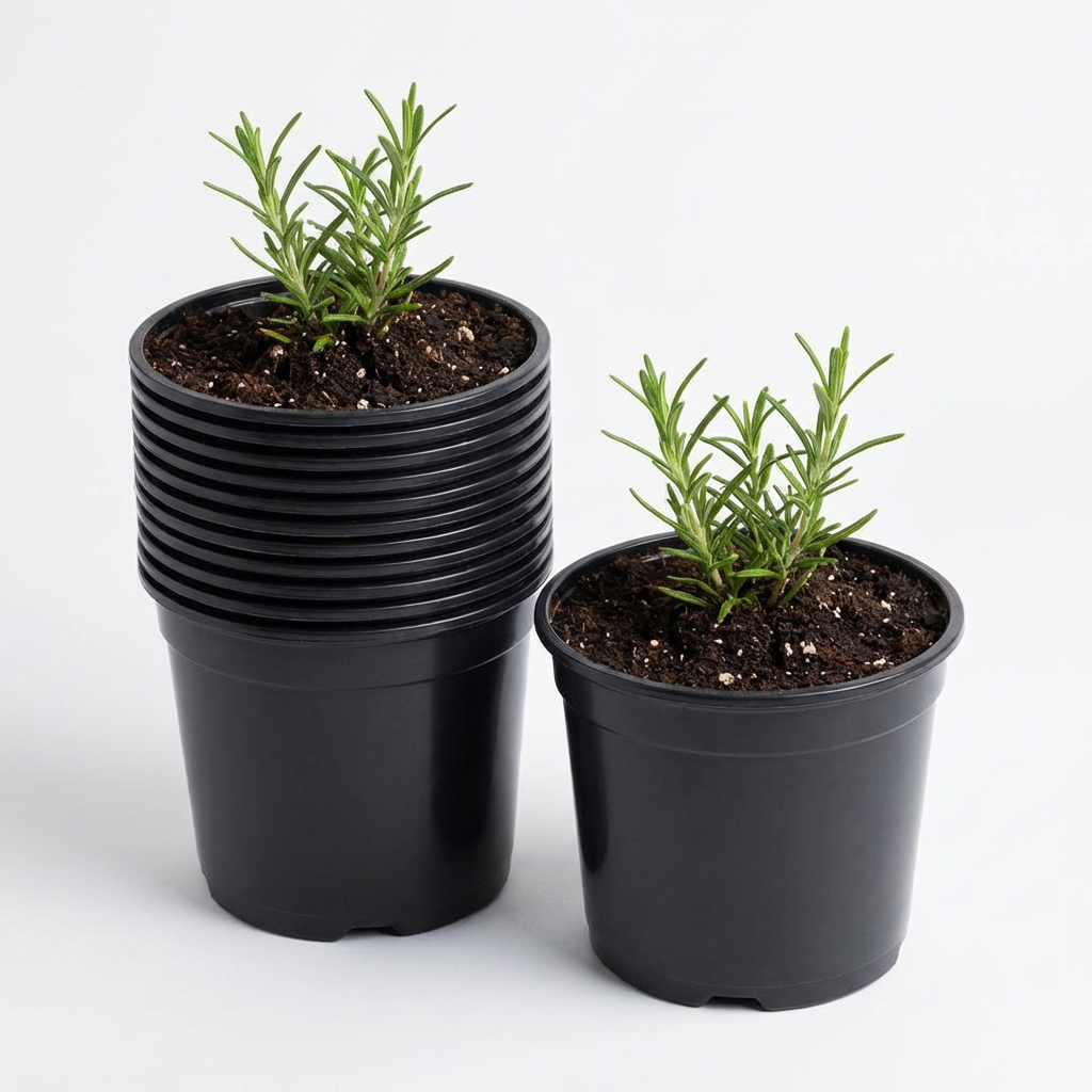 Kweekpot zwart – Ø28cm, hoogte 23cm, 10 liter - Kweekbenodigdheden