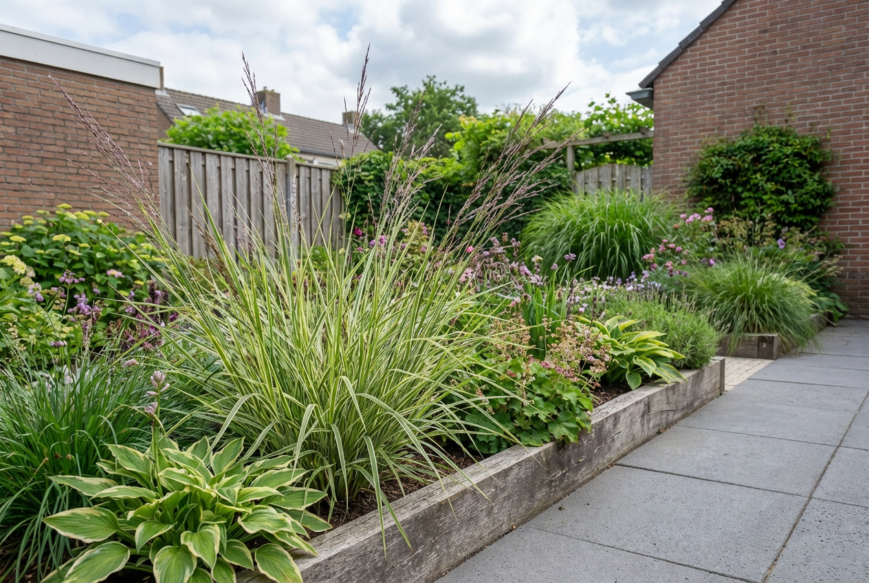 Pijpestrootje (Molinia 'Variegata') - Pijpestrootje