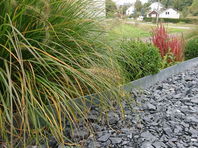 Bordure de retenue galvanisée, 106 x 16 cm