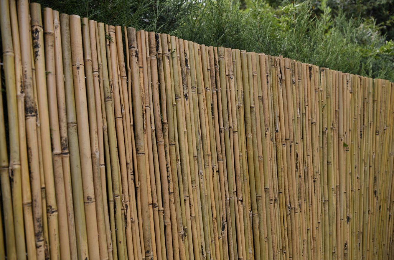 tapis de bambou grossier