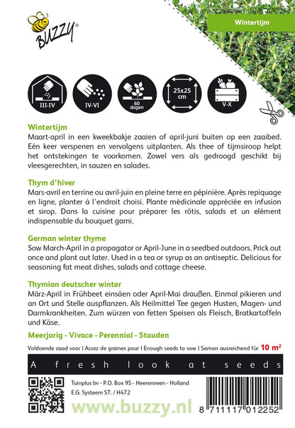Tijm Echte Winter - Zaden