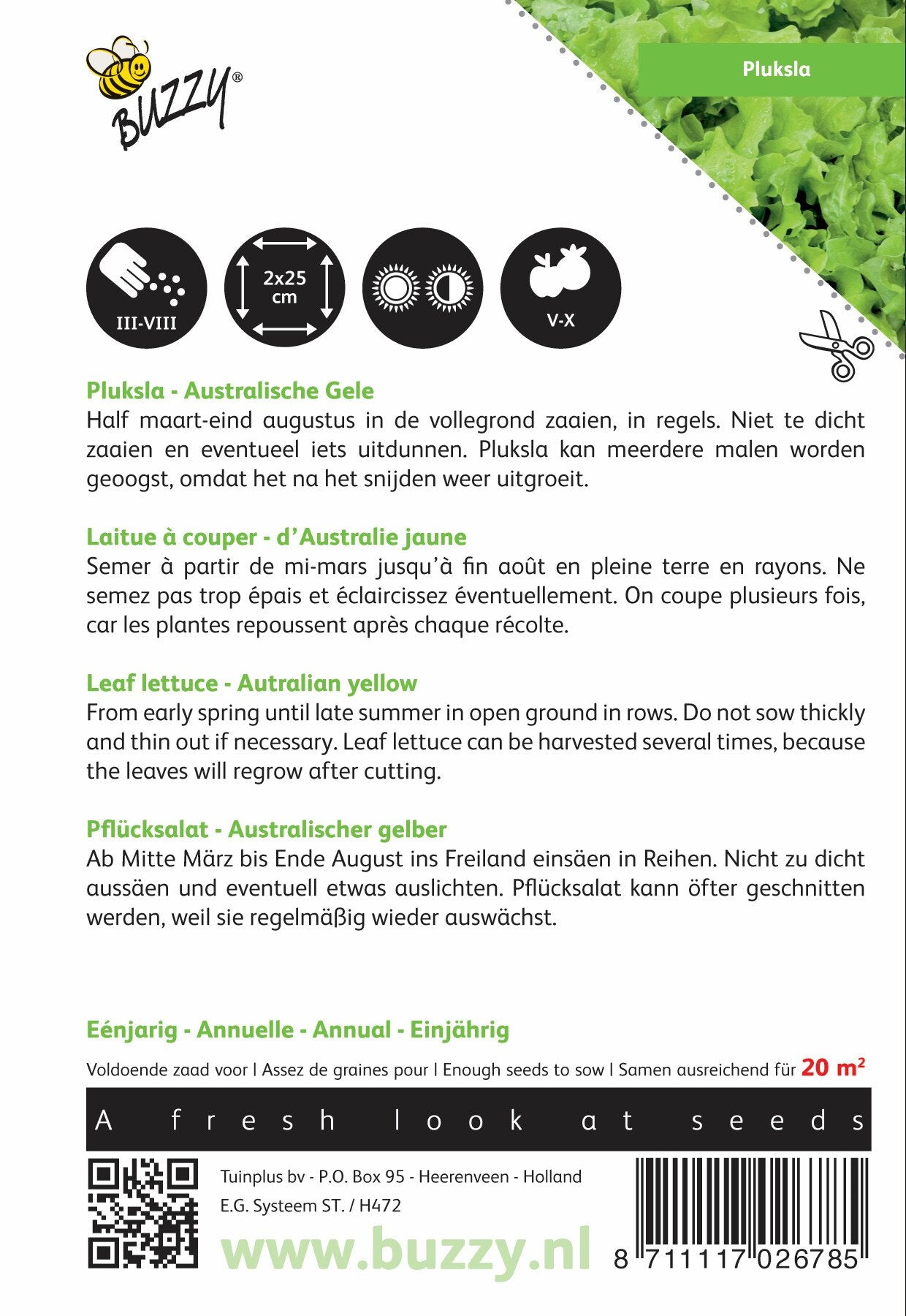 Pluksla Australische Gele - Zaden
