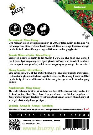 Kerstomaat Micro Cherry - Zaden