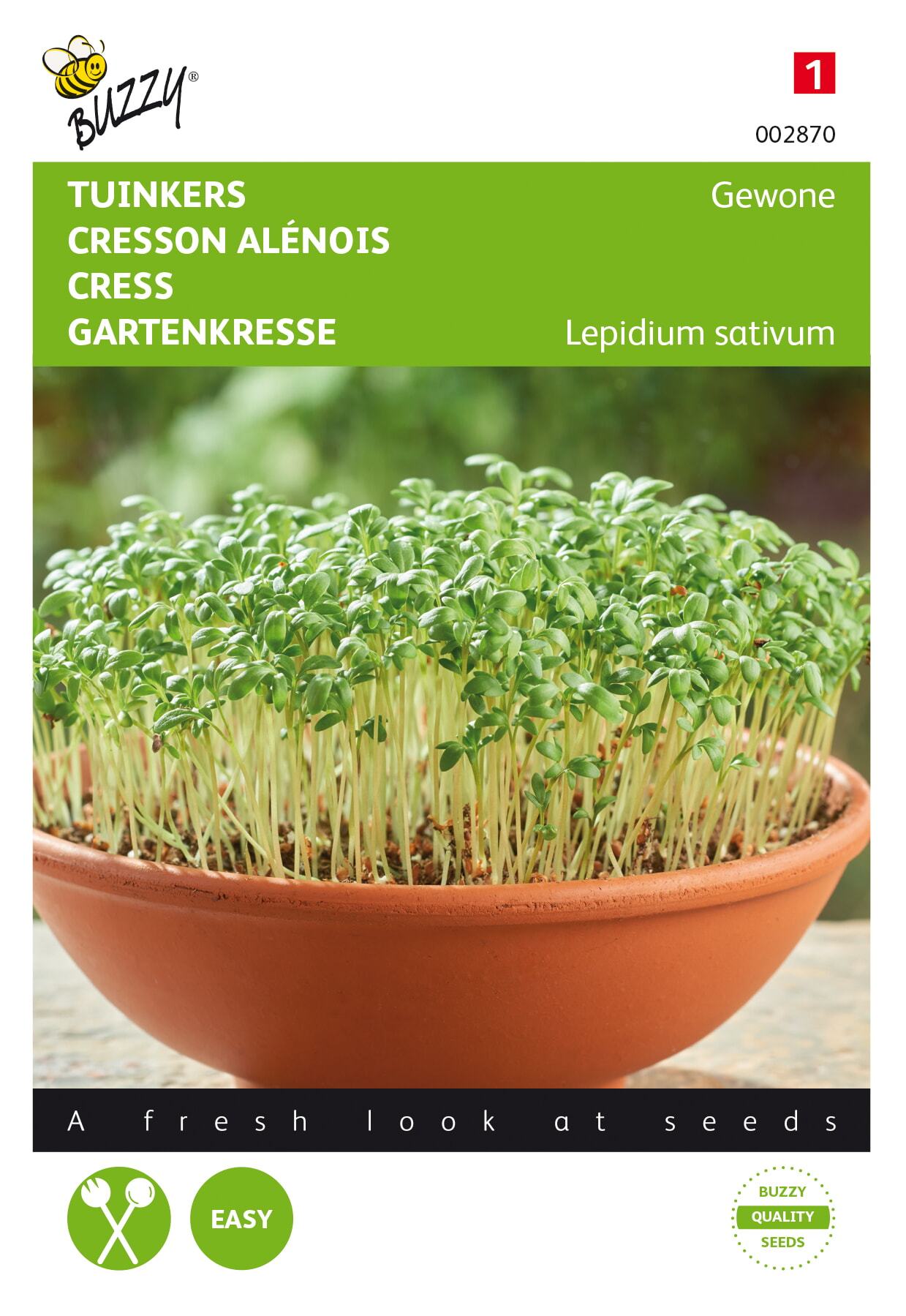 Tuinkers Gewone - Zaden