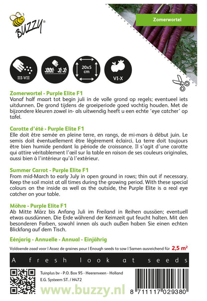 Wortelen Purple Elite F1 - Zaden