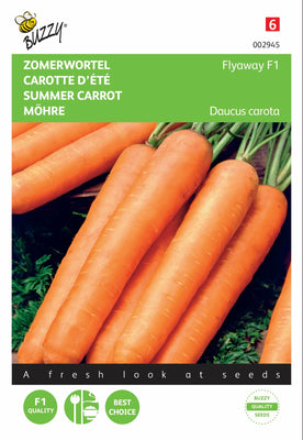 Carotte d'été en vol F1