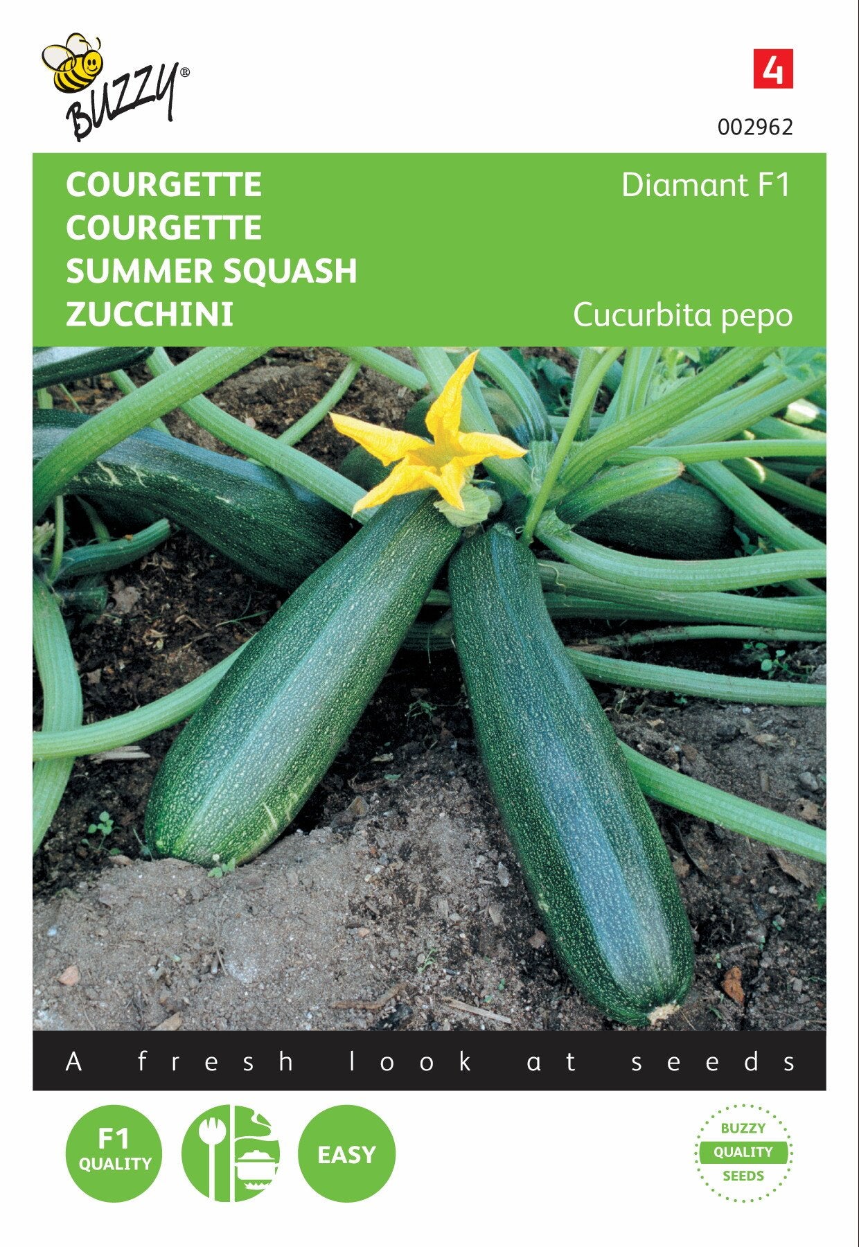 Courgette Diamant F1 - Zaden