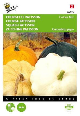 Mélange de couleurs de courgette Patisson