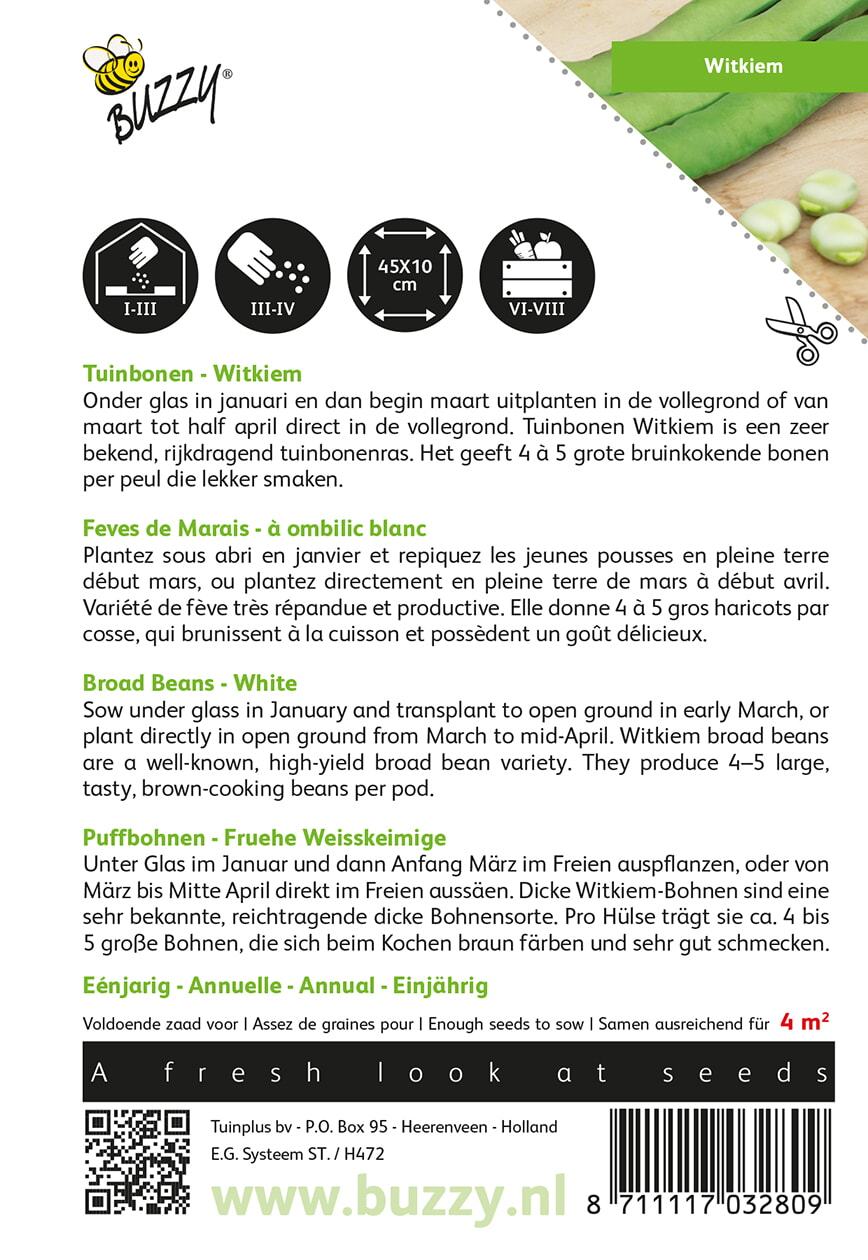 Tuinbonen Witkiem - Zaden