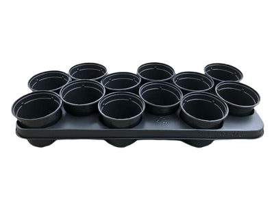 Plateau de culture avec 12 pots - 10,5 cm