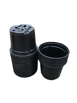 Pot de culture noir – Ø12 cm, hauteur 9 cm