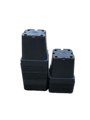 Pot de culture noir - 11 x 11 x 12 cm