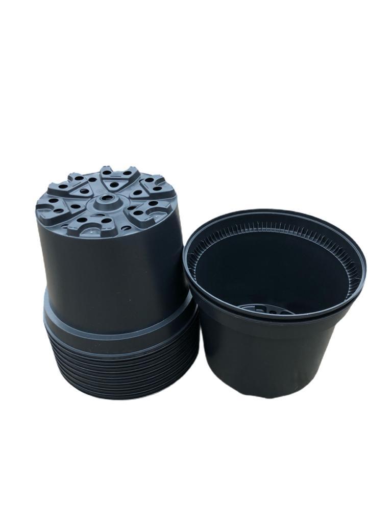 Kweekpot zwart – Ø21cm, hoogte 16cm, 4 liter - Kweekbenodigdheden
