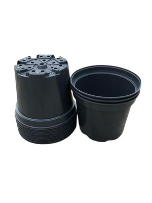 Pot de culture noir – Ø 26 cm, hauteur 20 cm, 7,5 litres