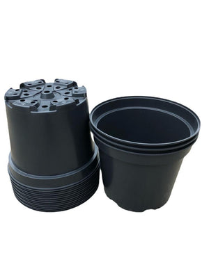 Pot de culture noir – Ø 28 cm, hauteur 23 cm, 10 litres