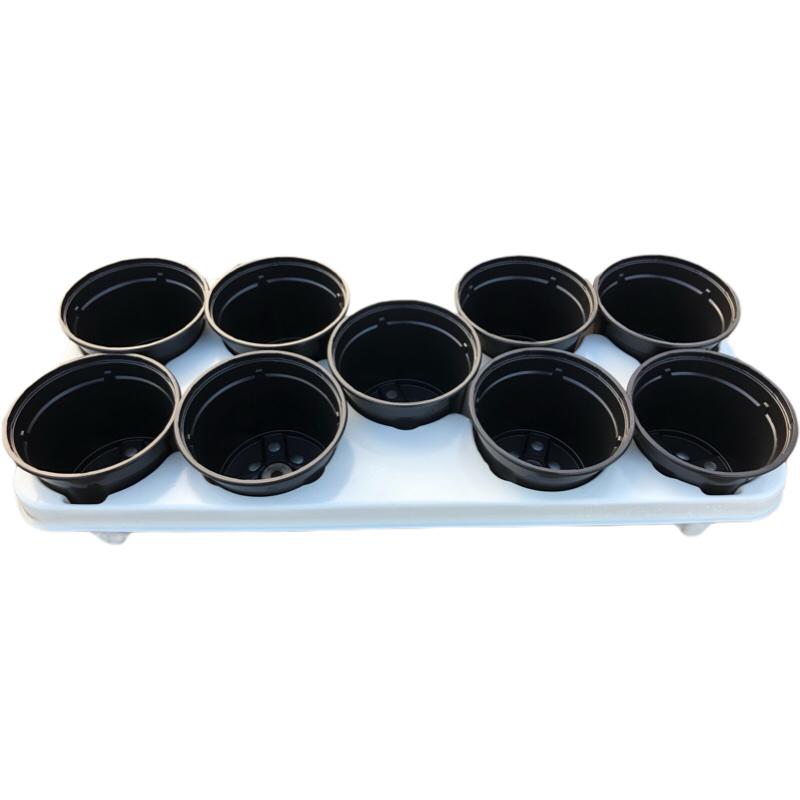 Plateau de culture avec 9 pots - 12 cm - Matériel de culture