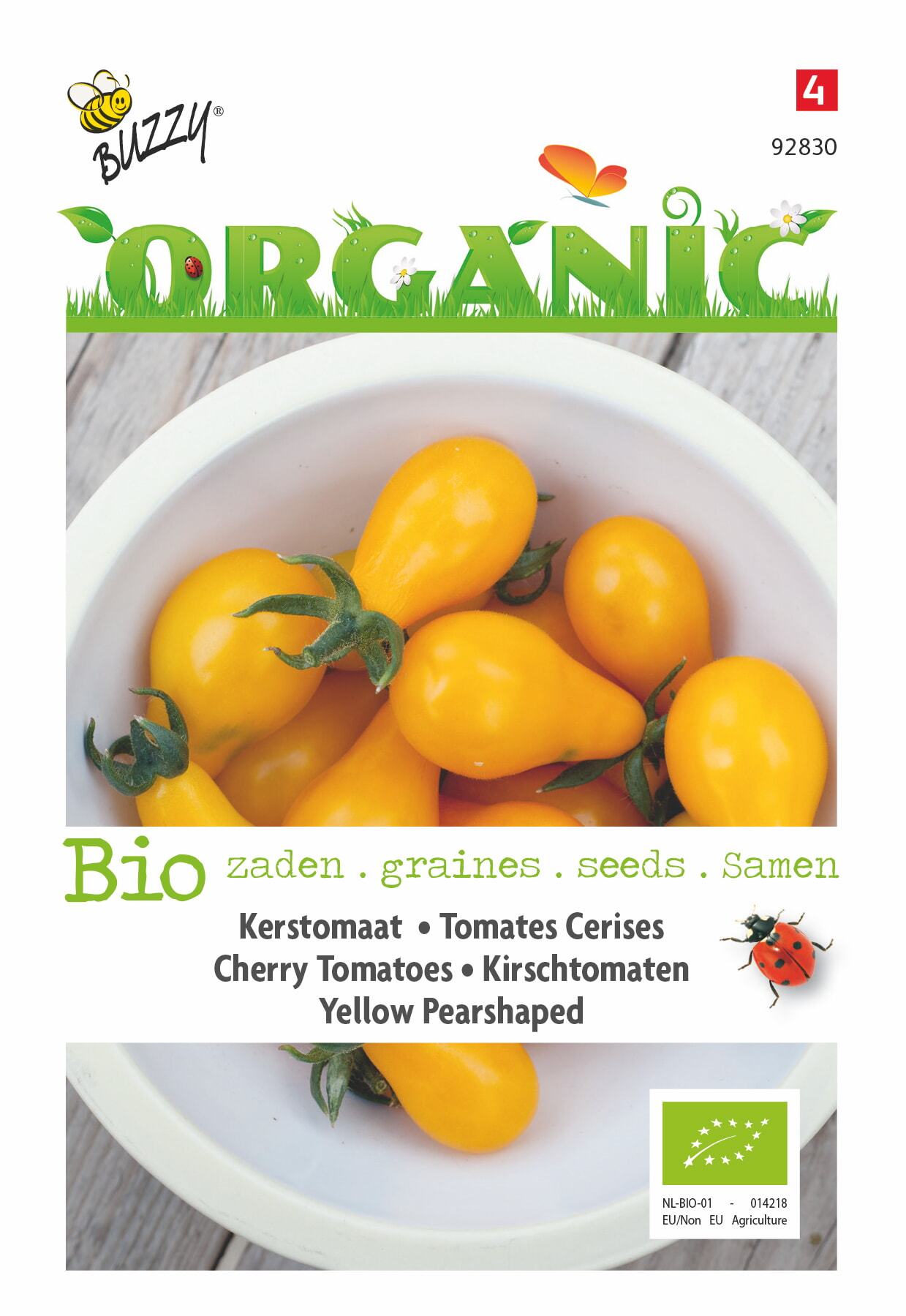 Tomaat Yellow Pearshaped (BIO) - Zaden