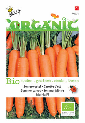 Carotte d'été Merida F1 (biologique)