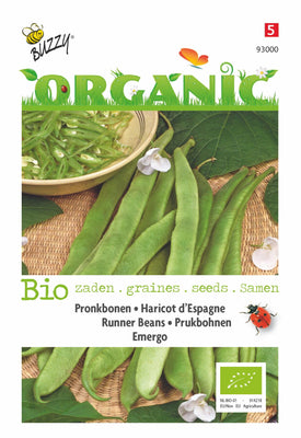 Haricot grimpant Emergo (biologique)