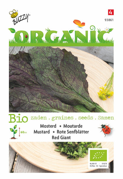 Mosterd Red Giant (BIO) - Zaden