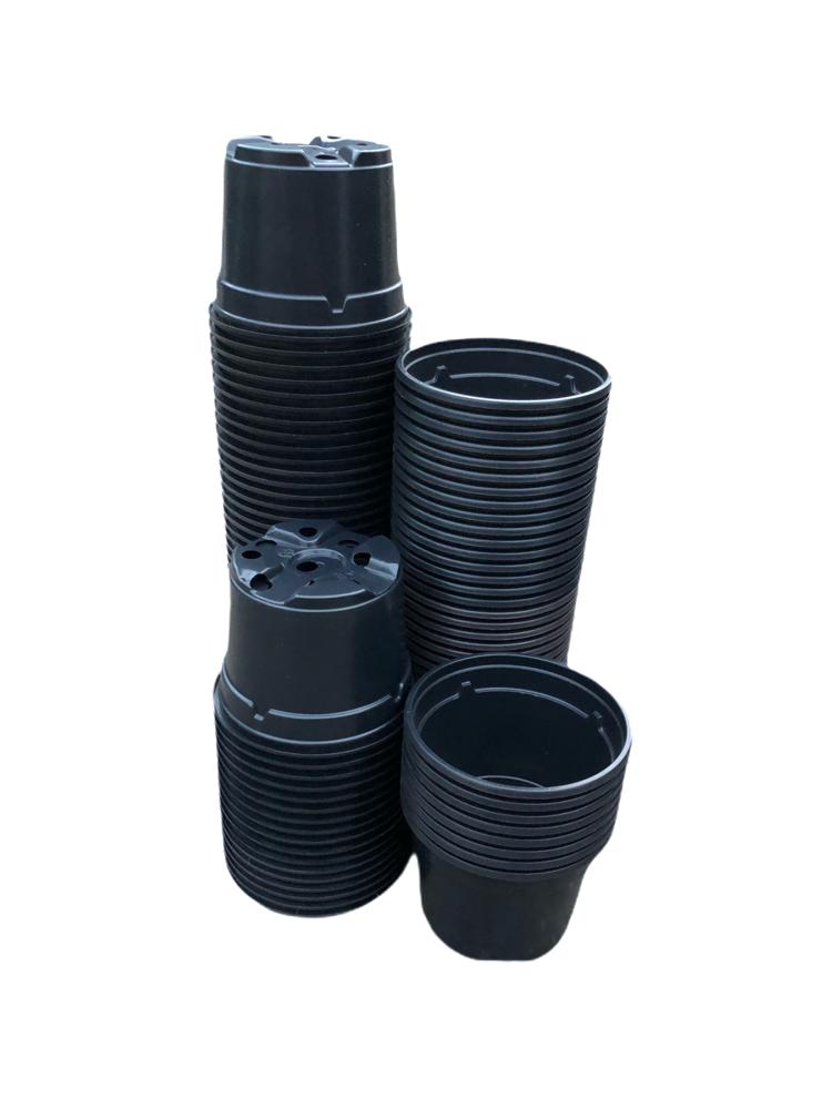 Kweekpot zwart – Ø9cm, hoogte 7cm - Kweekbenodigdheden