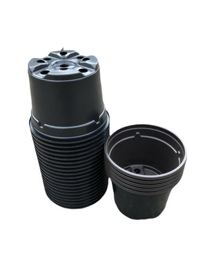 Pot de culture noir – Ø9 cm, hauteur 7 cm