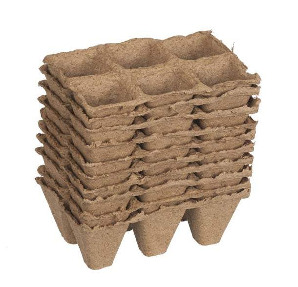 Afbreekbare potjes trays H5x4x4cm - Kweekbenodigdheden