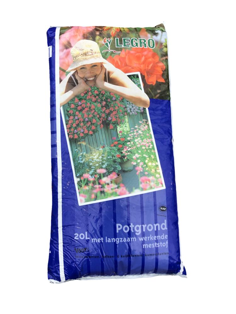Potgrond + langzaamwerkend meststoffen - Grond en Meststoffen