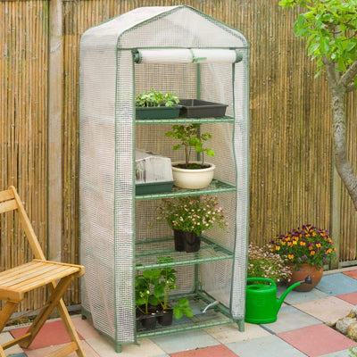 Serre à 4 niveaux H160x69x49cm