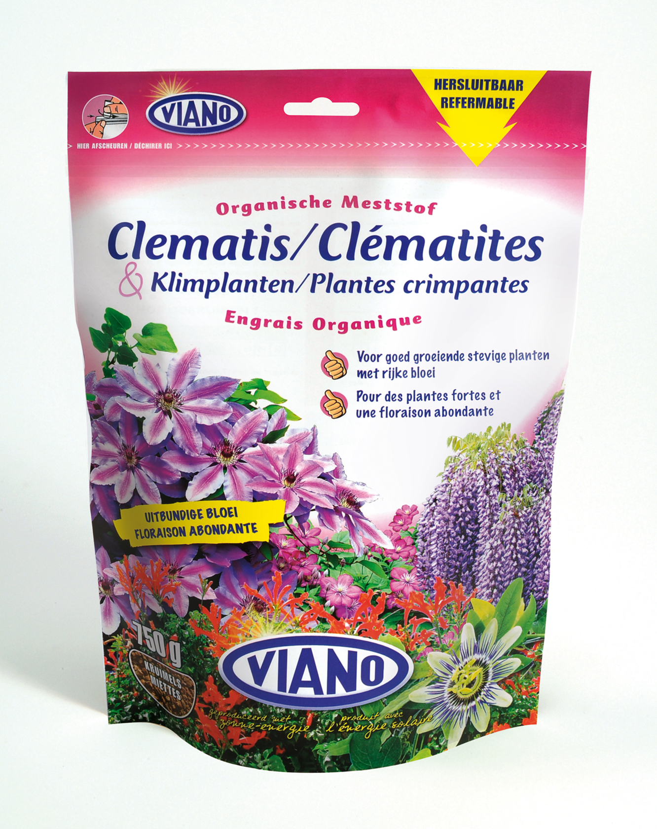 Meststof Bio Clematis en klimplanten - 750 gram - grond en meststoffen